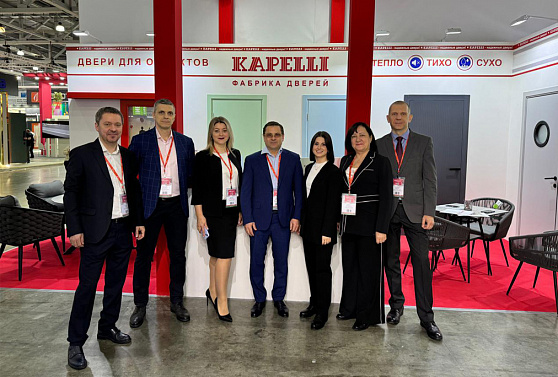 Фото Выставка MosBuild 2025 начала свою работу! Фабрики дверей "KAPELLI" (Капелли) Фото Выставка MosBuild 2025 начала свою работу! Фабрика Капелли